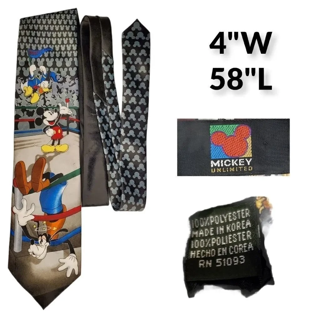 4 Disney Mickey Unlimited Mickey Mouse ties
